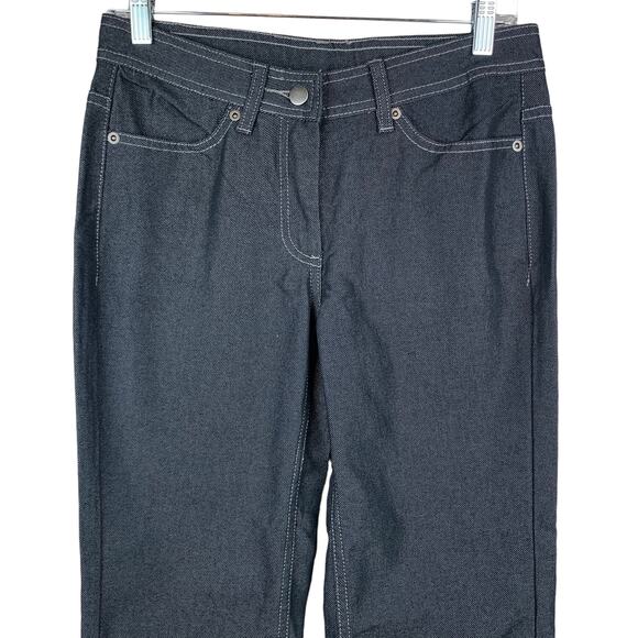 McDonalds Uniform Black Pants Jeans Style Adjustable Length Women’s 2 - Picture 2 of 9